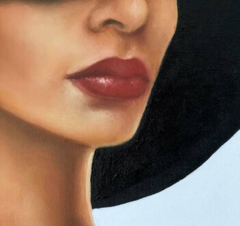 Original Photorealism People Painting by Trisha Lambi
