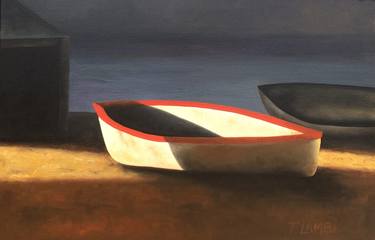 Original Fine Art Boat Paintings by Trisha Lambi