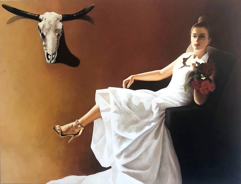 Taurus Rising Painting by Trisha Lambi | Saatchi Art