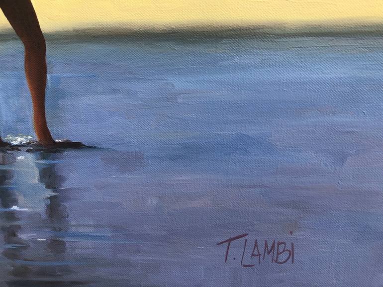 Original Beach Painting by Trisha Lambi