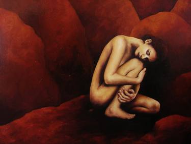 Original Figurative Nude Paintings by Trisha Lambi