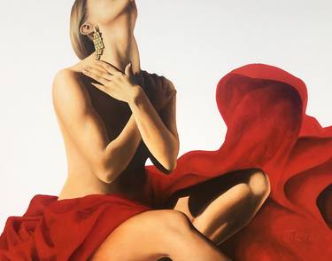 Original Figurative Nude Paintings by Trisha Lambi