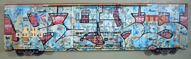 Original Street Art Graffiti Mixed Media by Sandy Sanders