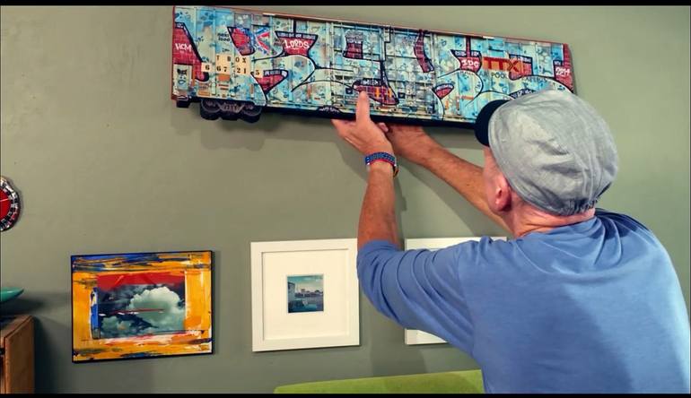 Original Street Art Graffiti Mixed Media by Sandy Sanders
