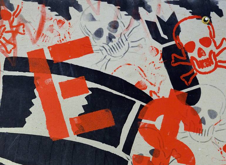 Original Contemporary Politics Painting by Sandy Sanders