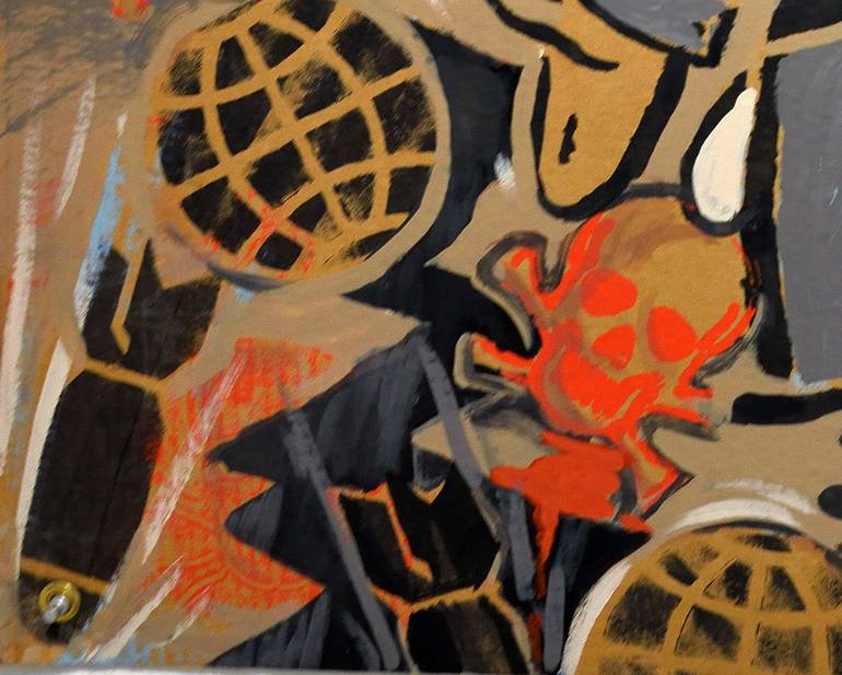 Original Street Art Politics Painting by Sandy Sanders