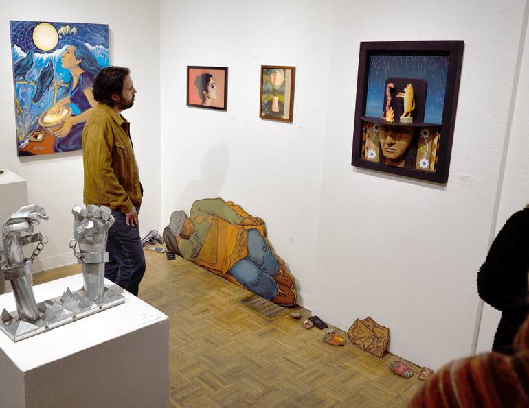 Original Conceptual Body Installation by Sandy Sanders