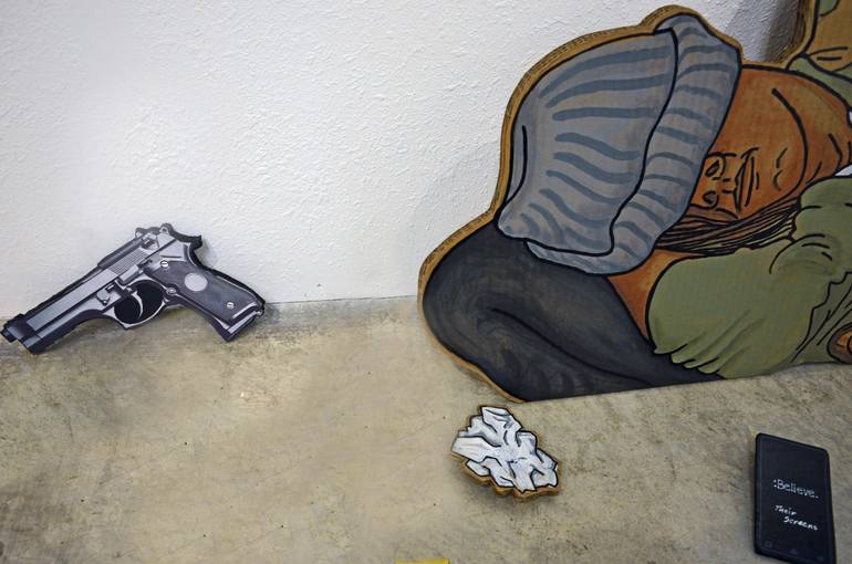 Original Conceptual Body Installation by Sandy Sanders