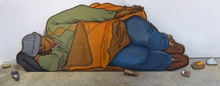 Original Conceptual Body Installation by Sandy Sanders