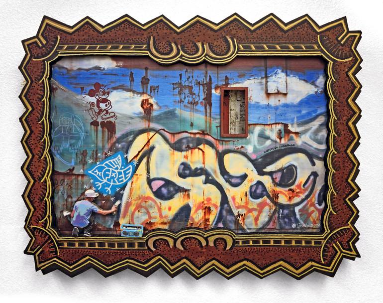 Live Free Be Free Original Mixed Media by sandy sanders