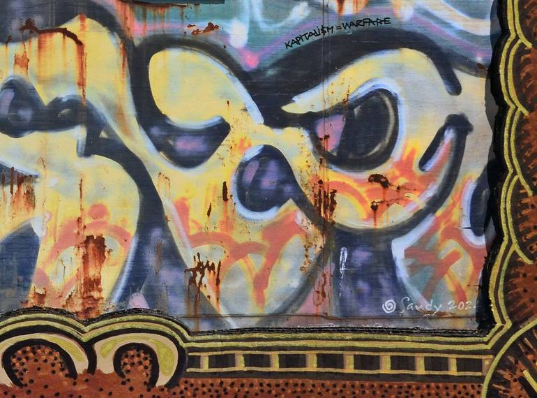 Original Pop Art Graffiti Mixed Media by Sandy Sanders