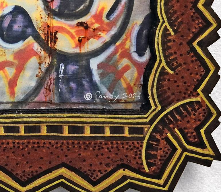 Original Pop Art Graffiti Mixed Media by Sandy Sanders