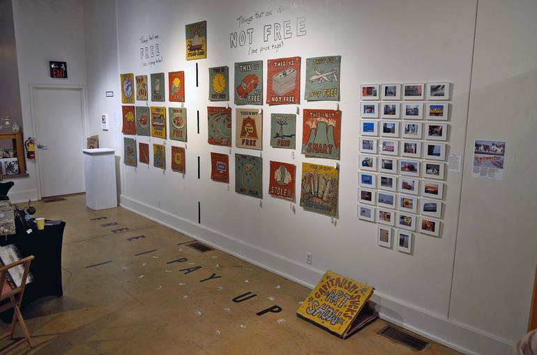 Original Conceptual People Painting by Sandy Sanders