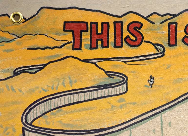 Original Conceptual People Painting by Sandy Sanders