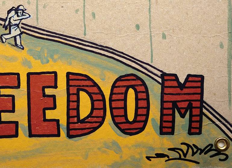 Original Conceptual People Painting by Sandy Sanders