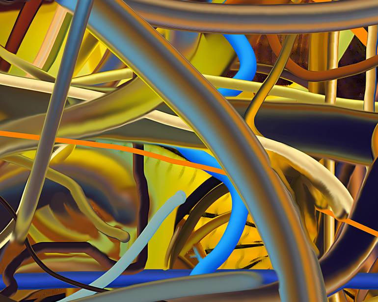 Original Surrealism Abstract Digital by Sandy Sanders