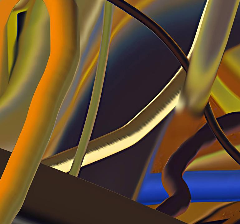 Original Surrealism Abstract Digital by Sandy Sanders