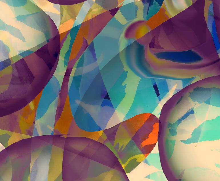 Original Surrealism Abstract Digital by Sandy Sanders