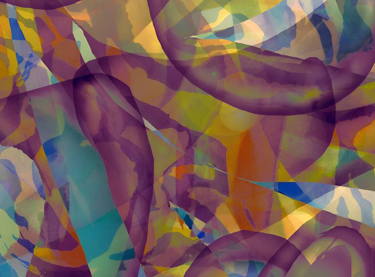 Original Surrealism Abstract Digital by Sandy Sanders