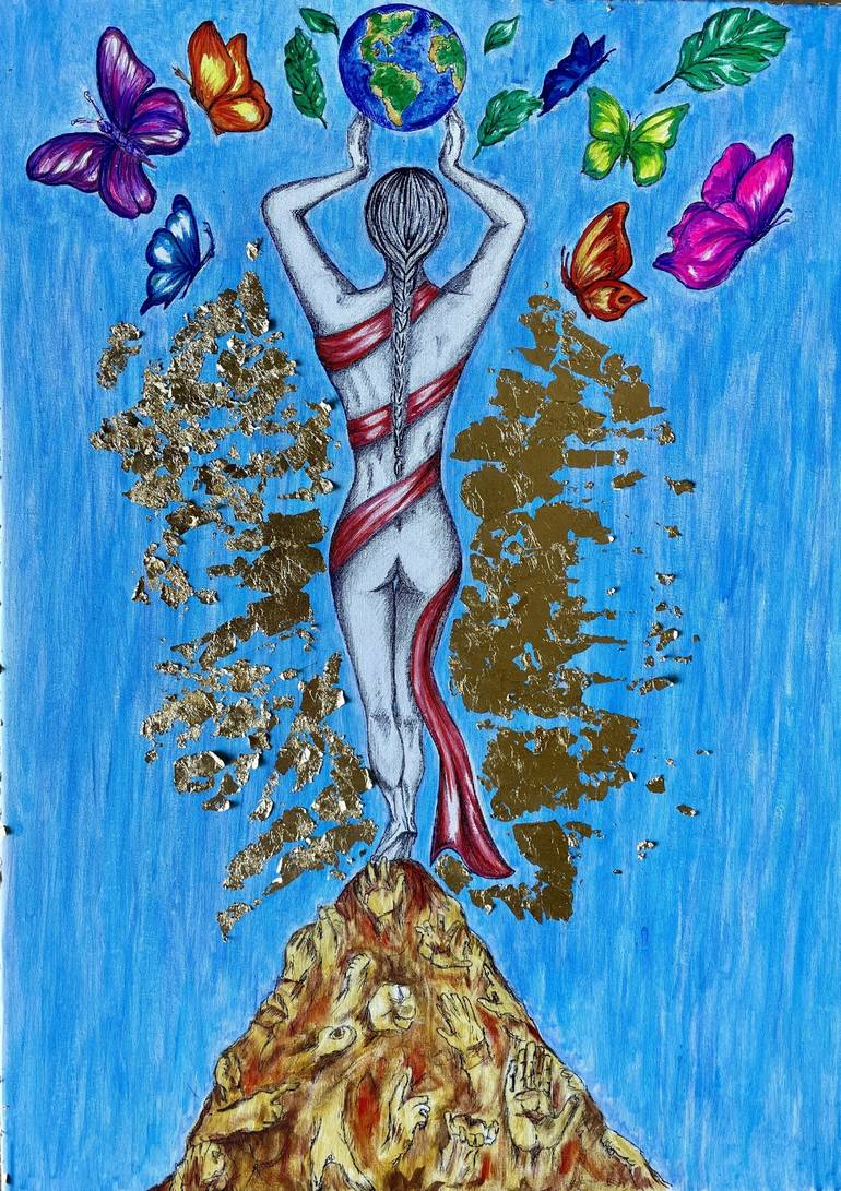 Print of Abstract Expressionism Body Paintings by Zelia Mascia