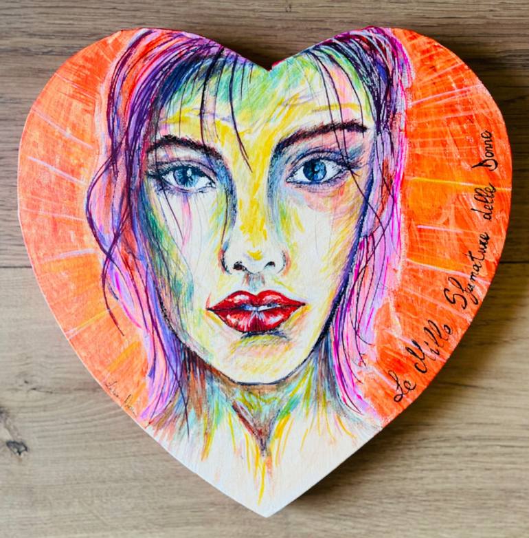 Print of Abstract Women Paintings by Zelia Mascia