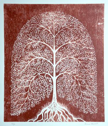 Original Fine Art Tree Printmaking by Tricia Newell