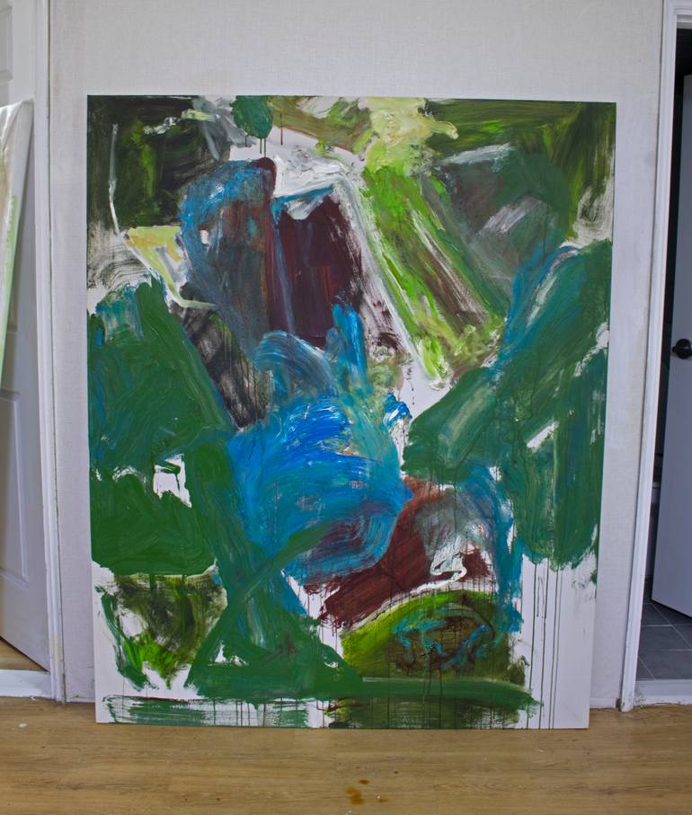 Original Abstract Expressionism Abstract Painting by Seungho Jang