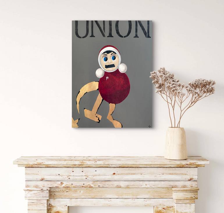 Original Conceptual Time Painting by Elena P