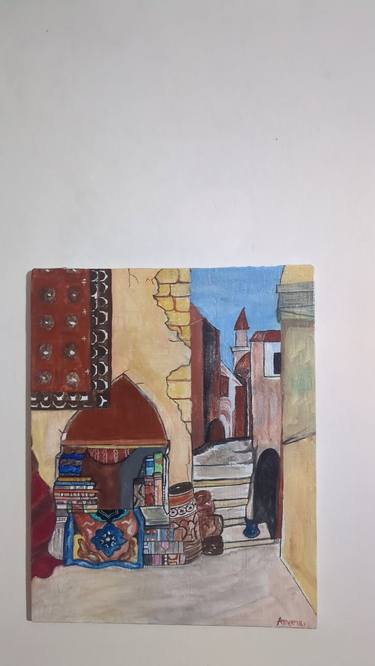 Original Folk Architecture Paintings by Ameena Shariff