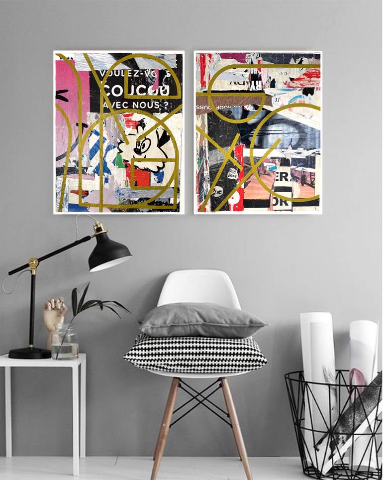 Original Abstract Expressionism Abstract Mixed Media by Cody Bayne