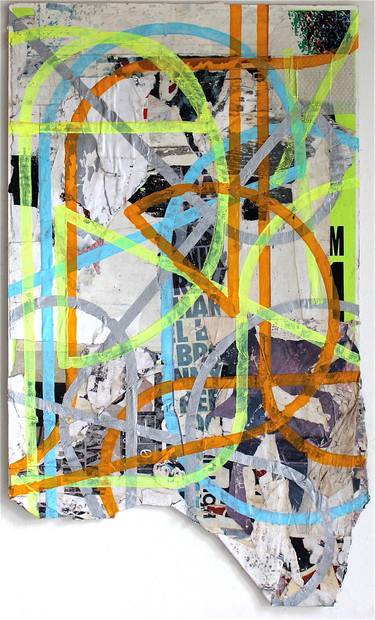 Original Street Art Abstract Collage by Cody Bayne