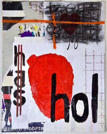 Original Dada Abstract Collage by Cody Bayne