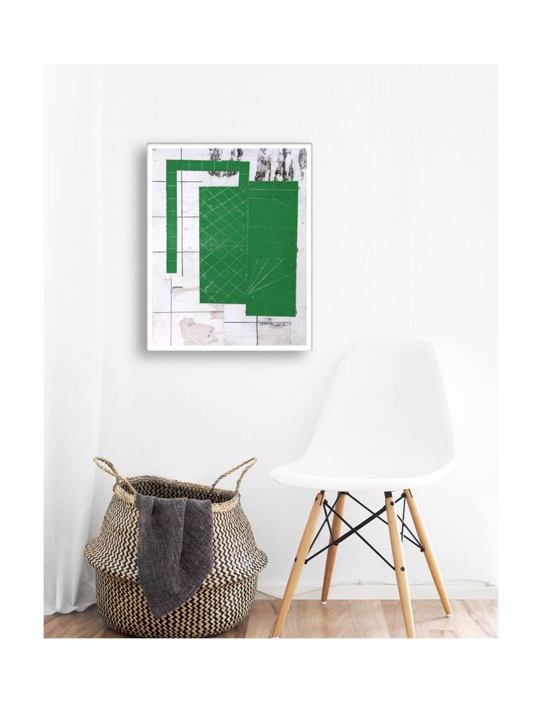 Original Abstract Expressionism Abstract Collage by Cody Bayne