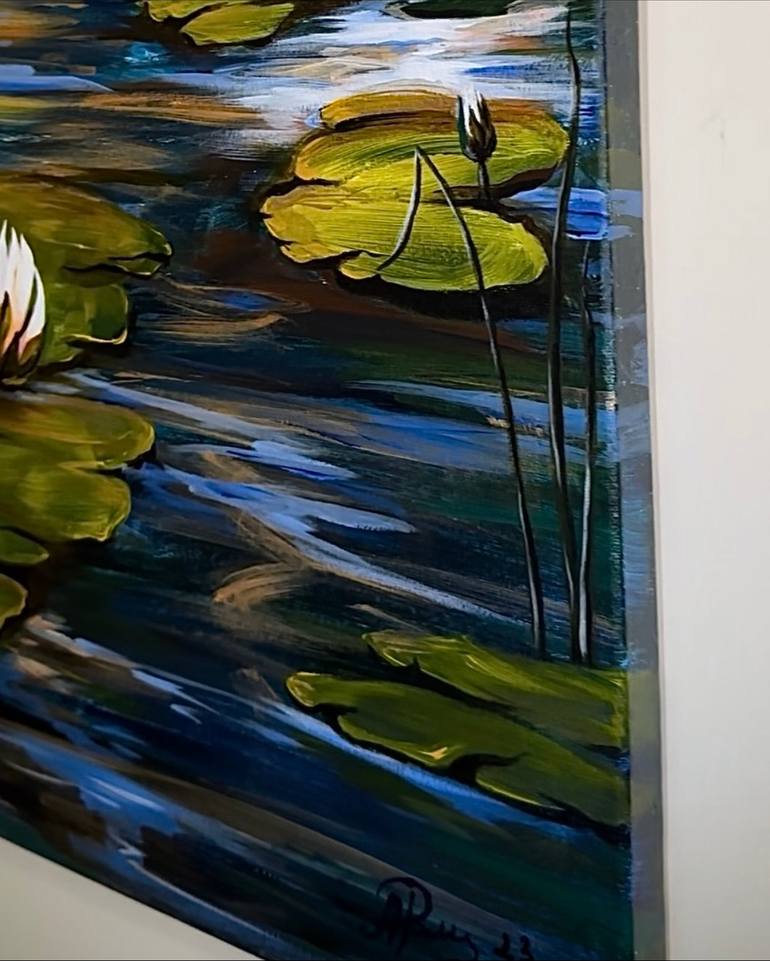 Original Contemporary Floral Painting by Nastya Kirianova