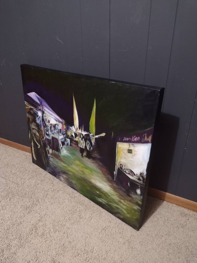Original Figurative People Painting by Tommy Perry