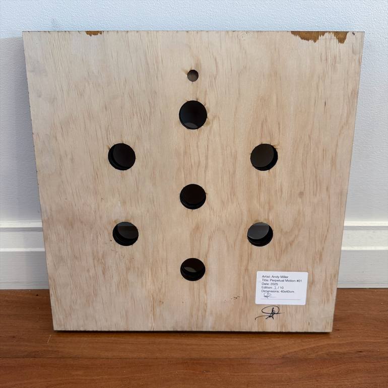 Original Geometric Abstract Sculpture by Andy Miller