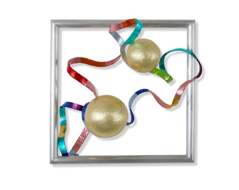 Original Abstract Outer Space Sculpture by Jim Schutte