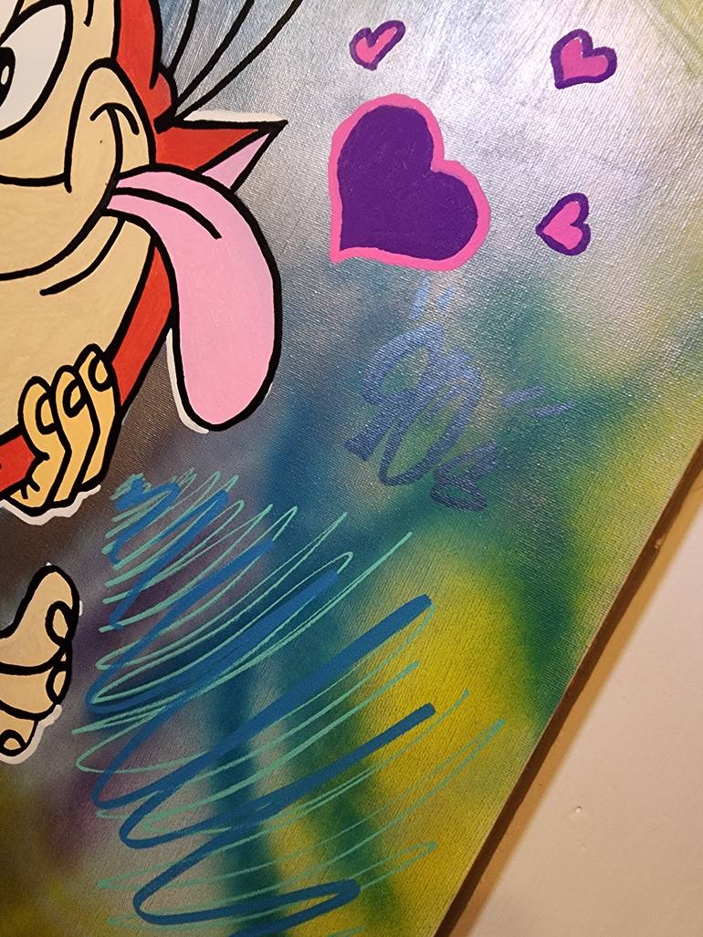 Original Pop Art Cartoon Painting by Shaun Mcalpine