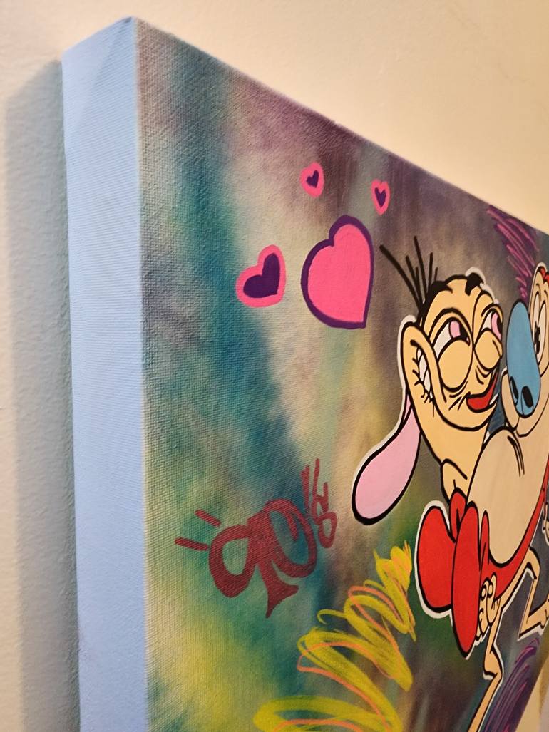 Original Pop Art Cartoon Painting by Shaun Mcalpine