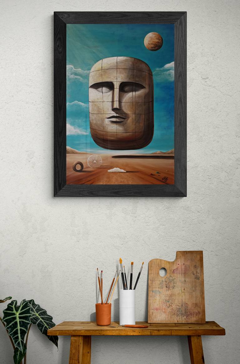 Original Surrealism Fantasy Painting by Marijana Jankovic