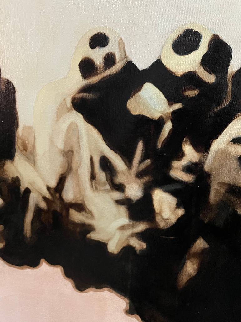Original Abstract People Painting by Jeremiah Elbel