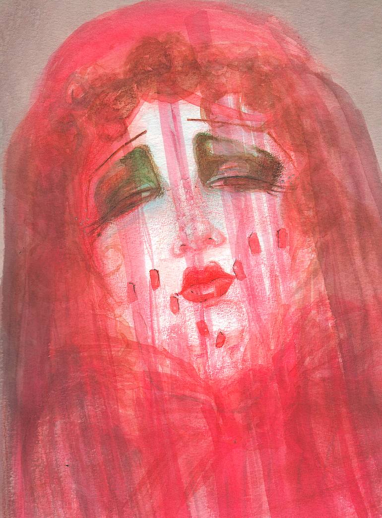 Original Figurative Performing Arts Mixed Media by Crisalida Roja
