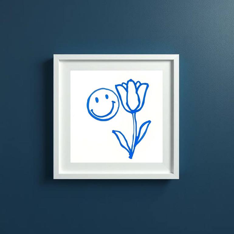 Original Classical Mythology Printmaking by Yewon Kim | Pop Art Art on Paper | To the Moon