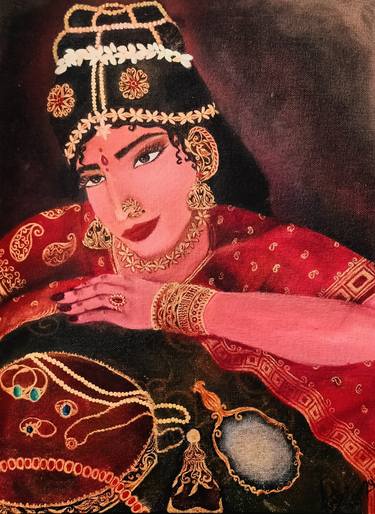 Original Expressionism Women Painting by Kriti Vyas