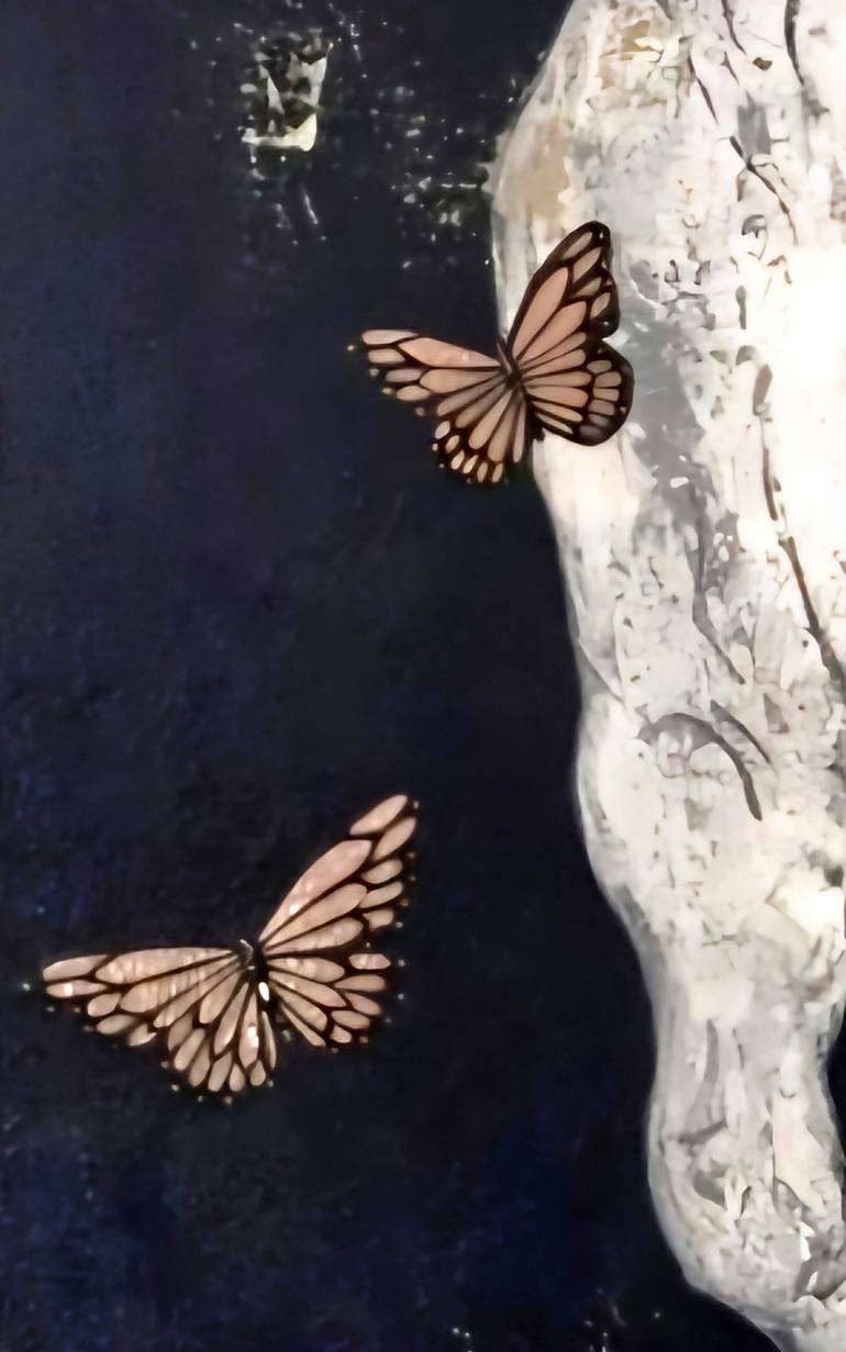 Original Abstract Horse Painting by Azucena Cruz