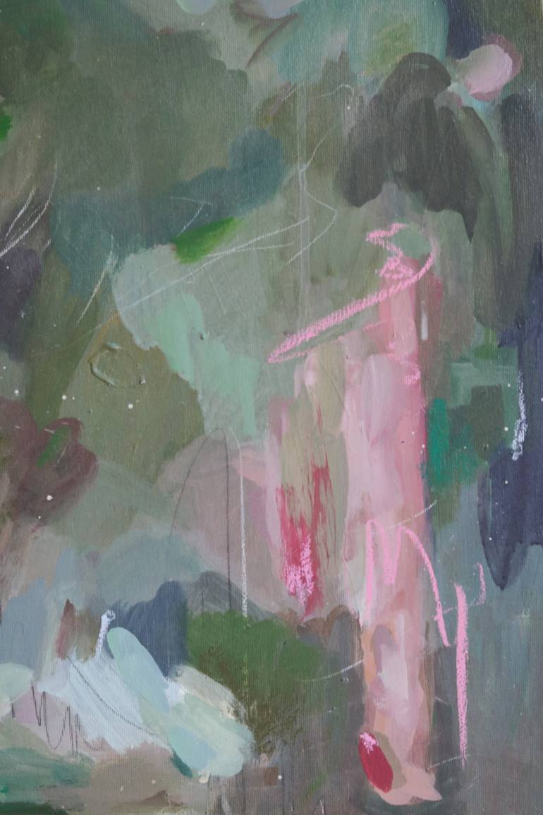 Original Abstract Expressionism Abstract Mixed Media by Olena Katarina