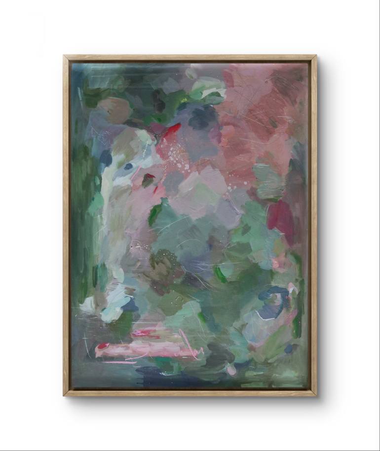 Original Abstract Expressionism Abstract Mixed Media by Olena Katarina