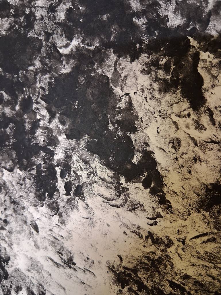 Original Black & White Landscape Painting by Shintaro Zobe
