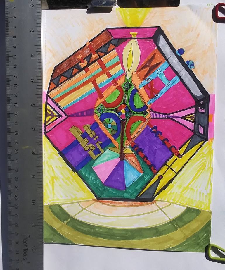 Original Conceptual Religion Mixed Media by Donald Joski