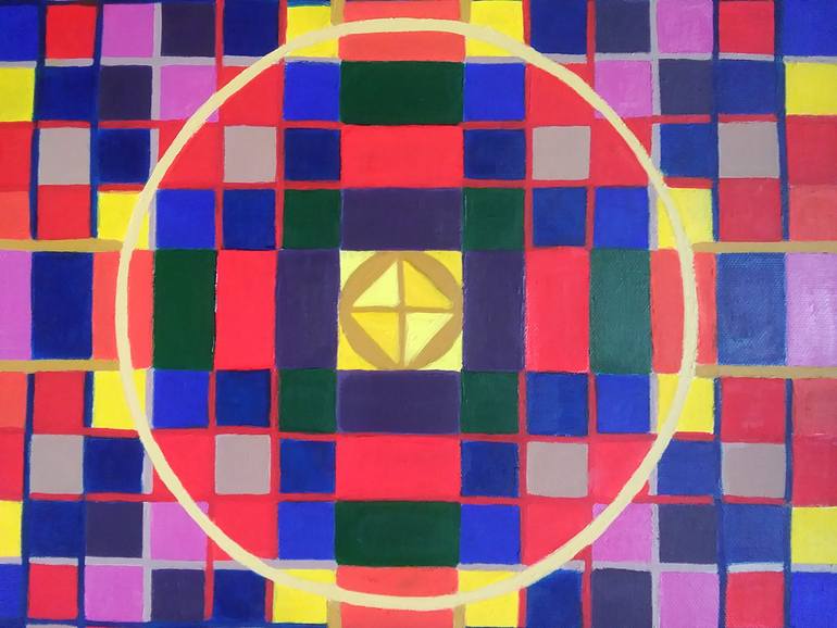Original Conceptual Patterns Painting by Donald Joski